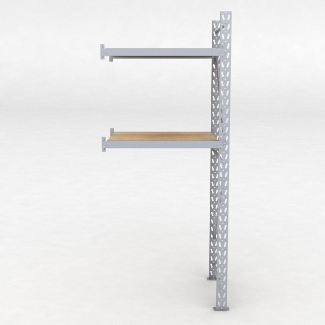 Lagerhylla H: 250 D: 80 cm 2 hyllplan