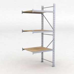 Lagerhylla H: 250 D: 80 cm 3 hyllplan