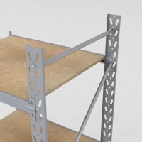 Lagerhylla H: 250 D: 80 cm 3 hyllplan