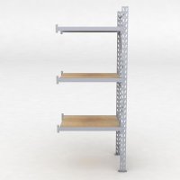 Lagerhylla H: 250 D: 80 cm 3 hyllplan