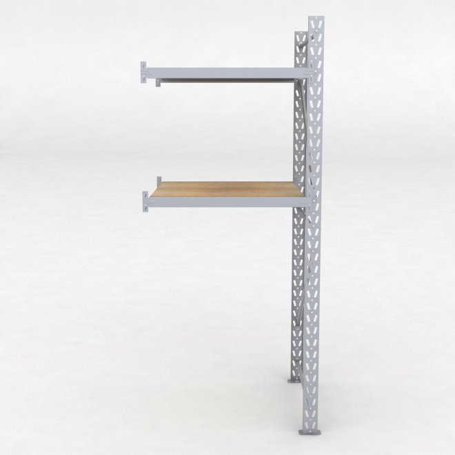 Lagerhylla H: 250 D: 100 cm 2 hyllplan