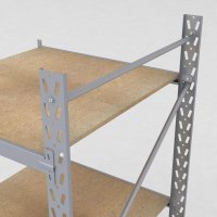 Lagerhylla H: 250 D: 100 cm 3 hyllplan