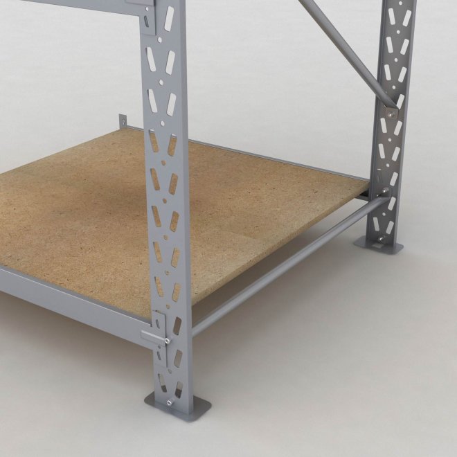 Lagerhylla H: 250 D: 100 cm 4 hyllplan