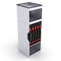 Kufferttrn, dobbelt-rum med topbakke