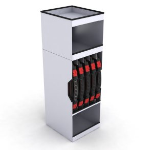 Kufferttrn, dobbelt-rum med topbakke