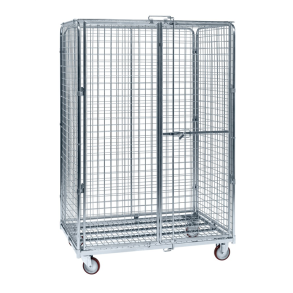 Transportk�fig mit Gitter und abschlie�barer T�r