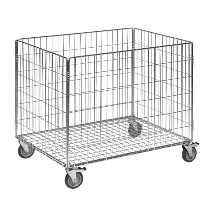 Drahtnetzwagen als Korb aus Draht