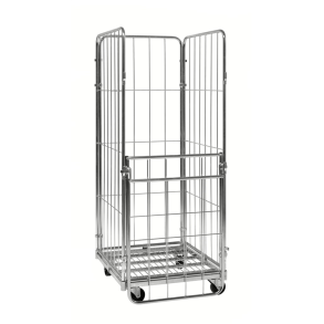 Transportk�fig mit Gitter und T�r, 4-seitig
