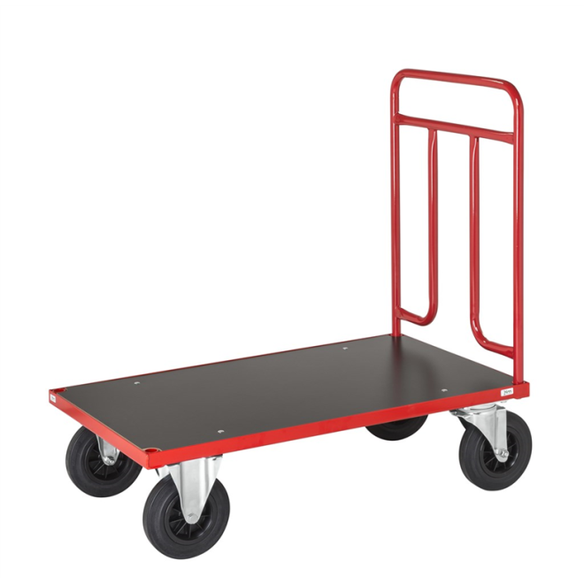Plattformwagen in Rot