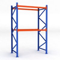 Palettenregal 1 Feld mit 2 Trageebenen