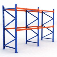 Palettenregal 2 Felder mit 2 Trageebenen