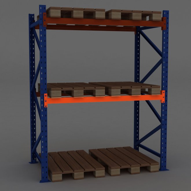 Traverse fr Palettenregale, 1 Stck