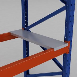 Metalhylde til pallereol