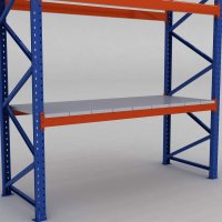 Metalhylde til pallereol