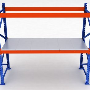 Metallhylla till pallstll