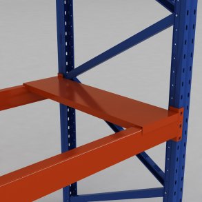 Pulverlakeret hylde til pallereol