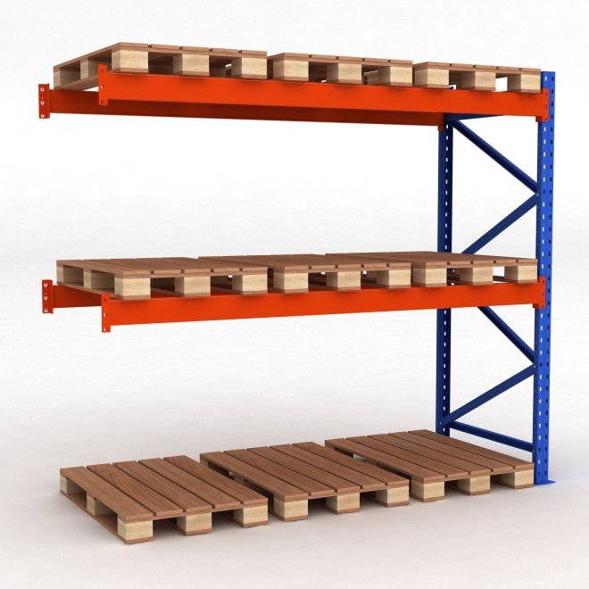 Tillbyggnadsdel pallställ