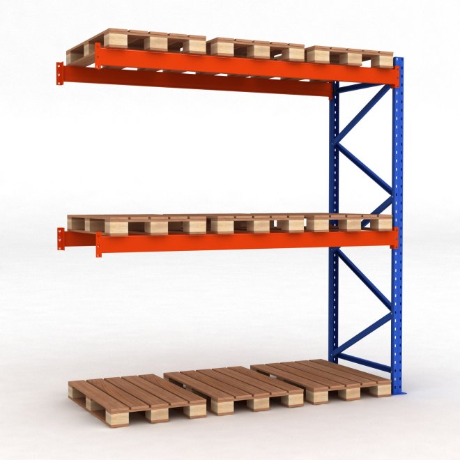 Tillbyggnadsdel pallställ