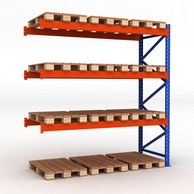 Tillbyggnadsdel pallställ