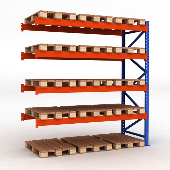 Tillbyggnadsdel pallställ