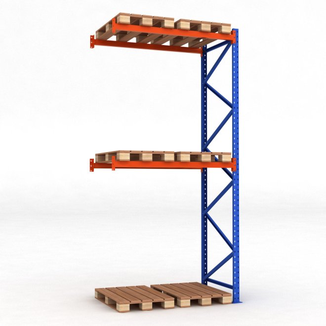 Tillbyggnadsdel pallställ