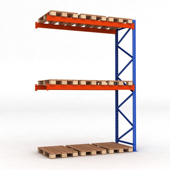 Tillbyggnadsdel pallställ