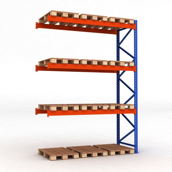 Tillbyggnadsdel pallställ