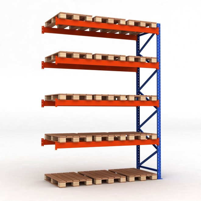 Tillbyggnadsdel pallställ