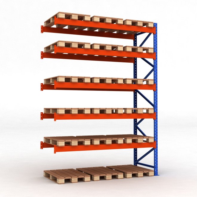 Tillbyggnadsdel pallställ