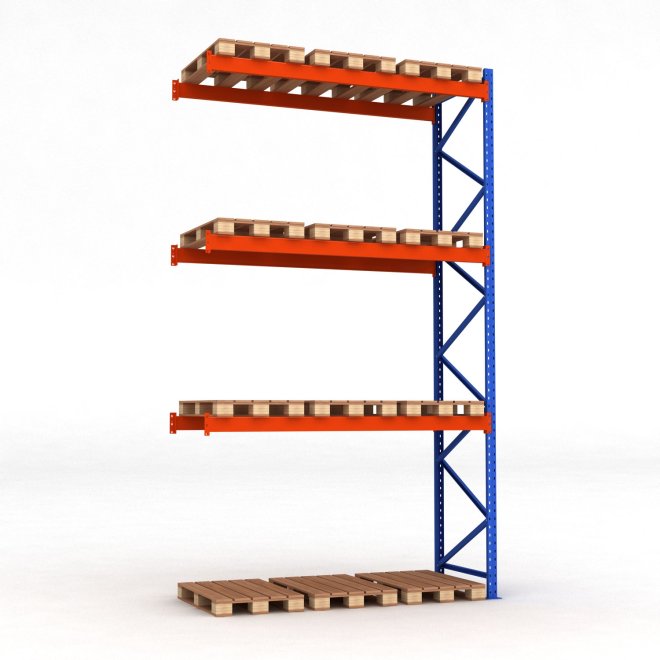 Tillbyggnadsdel pallställ