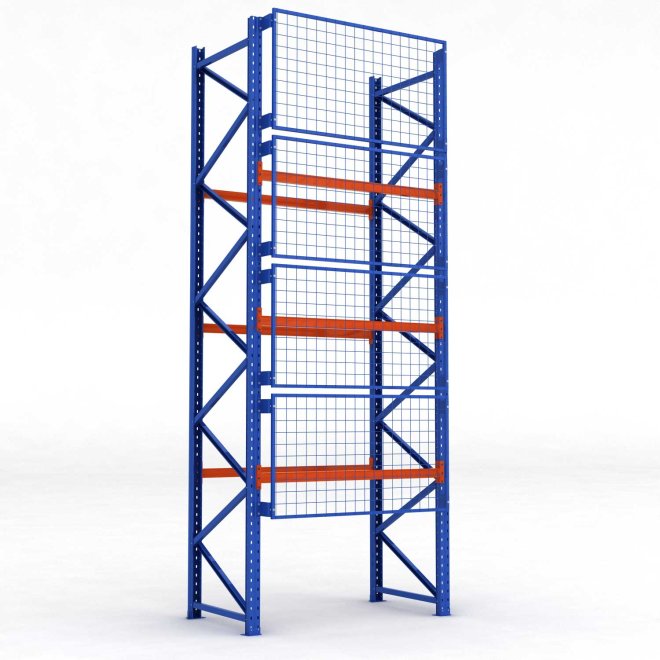 Palettenregal-Rückwandgitter