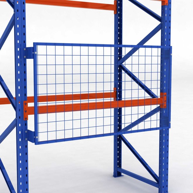 Palettenregal-Rückwandgitter