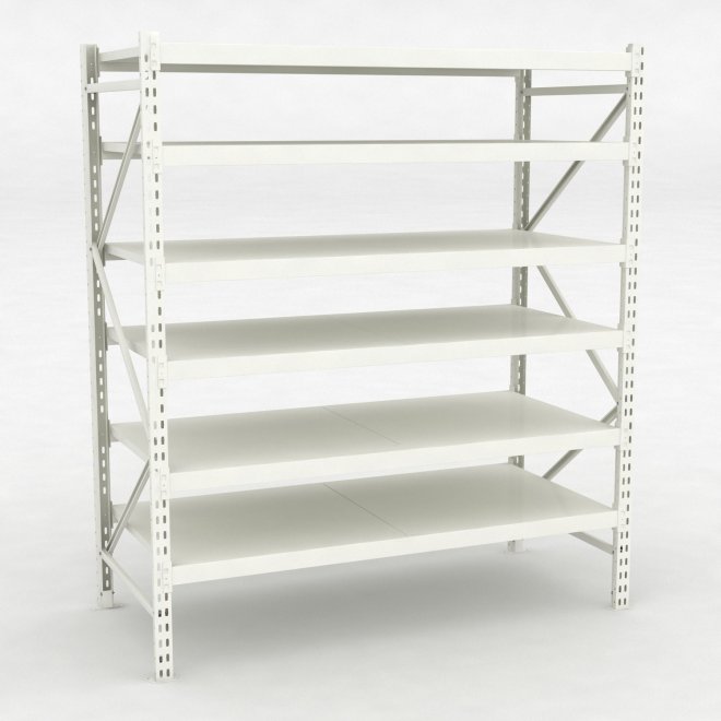 Lagerhylla 1 fack med 6 hyllor