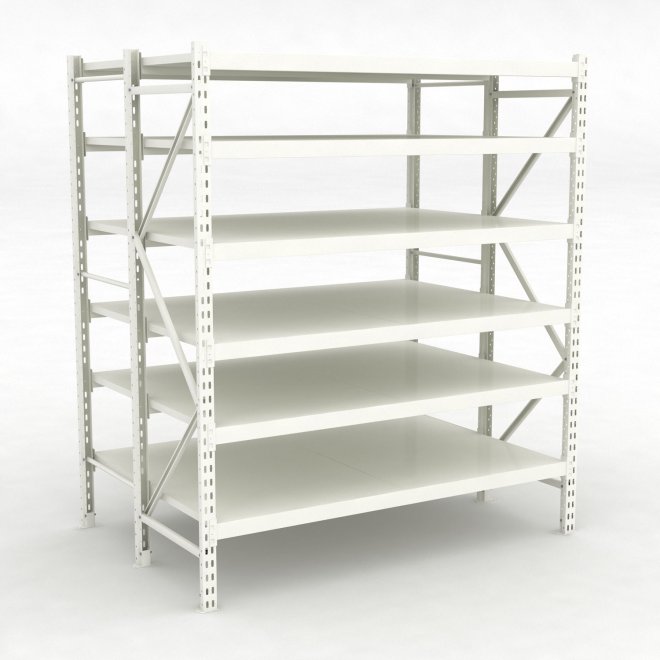 Lagerhylla 1 fack med 6 hyllor