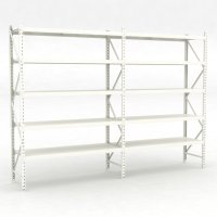 Lagerhylla 2 fack med 5 hyllor