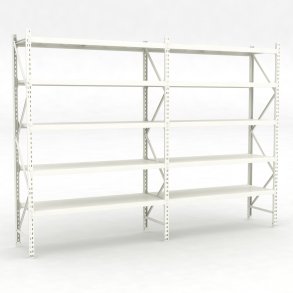 Lagerhylla 2 fack med 5 hyllor