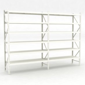 Lagerhylla 2 fack med 6 hyllor