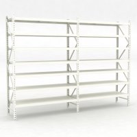 Lagerhylla 2 fack med 7 hyllor