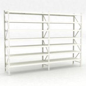 Lagerhylla 2 fack med 7 hyllor