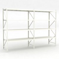 Lagerhylla 2 fack med 4 hyllor