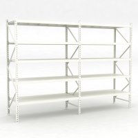 Lagerhylla 2 fack med 5 hyllor