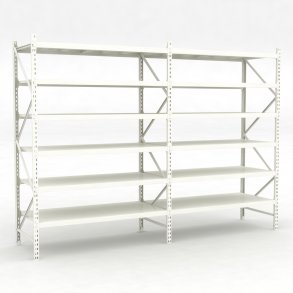 Lagerhylla 2 fack med 6 hyllor