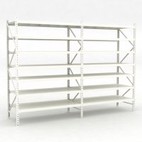 Lagerhylla 2 fack med 7 hyllor