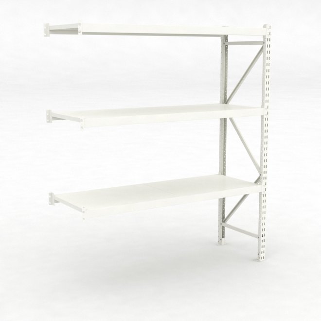 Lagerhylla Tillbyggnadsdel med 3 hyllor