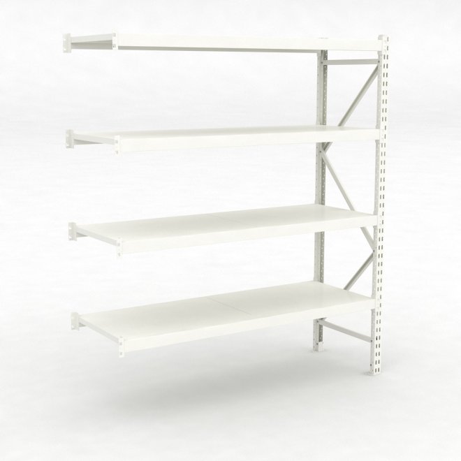 Lagerhylla Tillbyggnadsdel med 4 hyllor