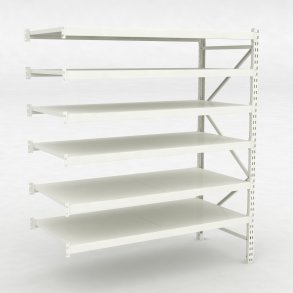 Lagerhylla Tillbyggnadsdel med 6 hyllor