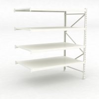 Lagerhylla Tillbyggnadsdel med 4 hyllor