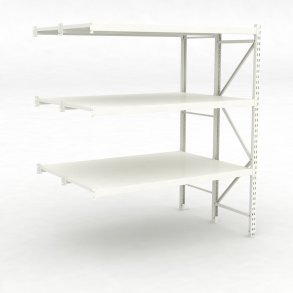 Lagerhylla Tillbyggnadsdel med 3 hyllor