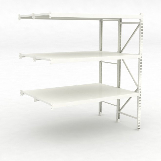 Lagerhylla Tillbyggnadsdel med 3 hyllor