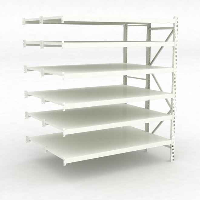 Lagerhylla Tillbyggnadsdel med 6 hyllor